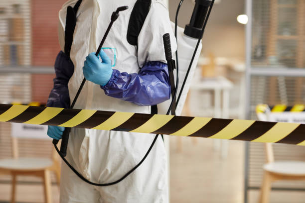 Professional Sewage Cleanup technician working in New Haven, IN